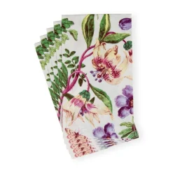 Porcelain Blooms Ivory Guest Towel Napkins - 15 Per Package