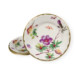 Porcelain Blooms Ivory Salad & Dessert Plates - 8 Per Package