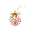 Porcelain Ornaments Die-Cut Gift Tags - 4 Per Package