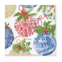Porcelain Ornaments Paper Luncheon Napkins - 20 Per Package