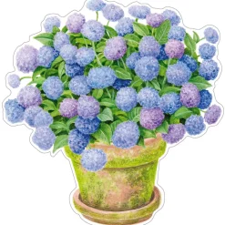 Potted Hydrangea Gift Tags - 4 Per Package