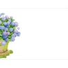 Potted Hydrangeas Adhesive Labels - 12 Per Package