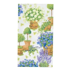 Potted Hydrangeas Guest Towel Napkins - 15 Per Package