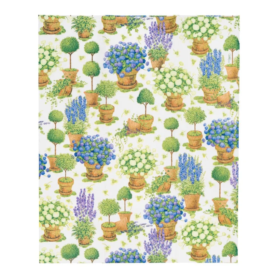 Potted Hydrangeas Guest Towel Napkins - 15 Per Package