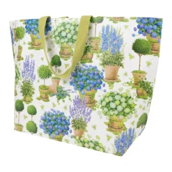 Potted Hydrangeas Large Tote Gift Bags - One Gift Bag Included