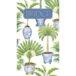 Potted Palms Bridge Score Pad - 1 Each