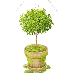 Potted Topiary Gift Tags - 4 Per Package