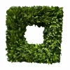 Preserved Boxwood Square Wreath- 16" Single Sided