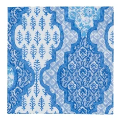 Provençal Cotton Blue Cocktail Napkins - 20 Per Package