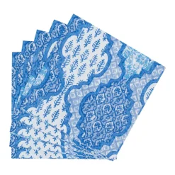 Provençal Cotton Blue Cocktail Napkins - 20 Per Package
