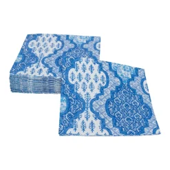 Provençal Cotton Blue Cocktail Napkins - 20 Per Package