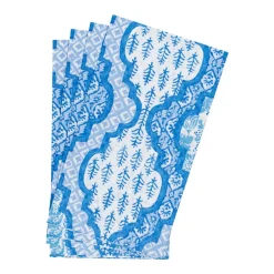 Provençal Cotton Blue Guest Towel Napkins - 15 Per Package