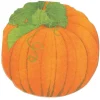 Pumpkin Die-Cut Paper Linen Party Napkins - 15 Per Package