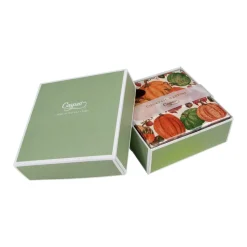 Pumpkin Field Boxed Paper Cocktail Napkins in White - 40 Per Box