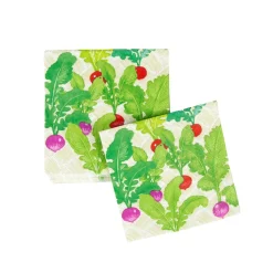 Radish Patch Cocktail Napkins - 20 Per Package