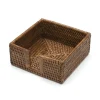 Rattan Cocktail Napkin Holder in Dark Natural - 1 Each