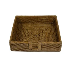 Rattan Dinner Napkin Holder in Natural - 1 Napkin Holder