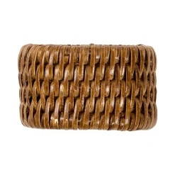 Rattan Napkin Ring in Dark Natural