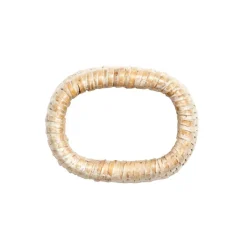 Rattan Napkin Ring in White Natural