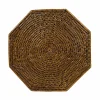 Rattan Octagonal Placemat in Natural - 1 Placemat