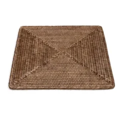 Rattan Placemats in Dark Natural - 1 Each