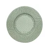 Rattan Round Charger Plate in Green - 1 Charger Plate