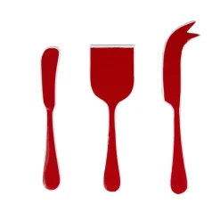 Red & White Cheese Tool Set