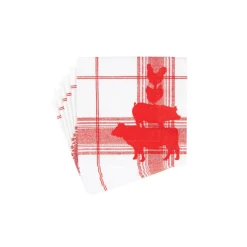 Red Barn Cocktail Napkins - 20 Per Package