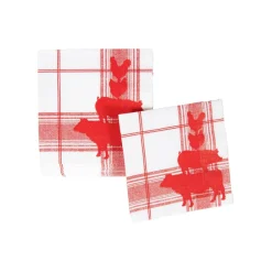 Red Barn Cocktail Napkins - 20 Per Package