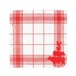 Red Barn Cocktail Napkins - 20 Per Package