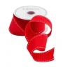 Red Grosgrain Wired Ribbon - 9 Yard Spool