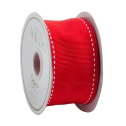 Red Grosgrain Wired Ribbon - 9 Yard Spool
