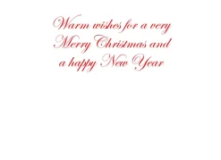 Reindeer Foil Embossed Large Boxed Christmas Cards - includes 10 Cards & Envelopes