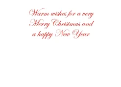 Reindeer Foil Embossed Large Boxed Christmas Cards - includes 10 Cards & Envelopes