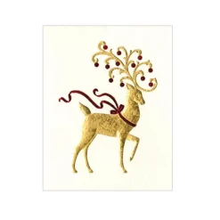 Reindeer Gift Enclosure Cards - 4 Mini Cards & 4 Envelopes