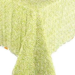 Reversible Kantha Table Cover in Orange Grove - 1 Each