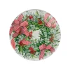 Ribbon Stripe Wreath Dinner Plates - 8 Per Package