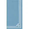 Rive Gauche Cotton Tea Towel in Aqua - 1 Each