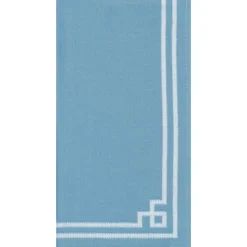 Rive Gauche Cotton Tea Towel in Aqua - 1 Each