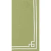 Rive Gauche Cotton Tea Towel in Moss Green - 1 Each
