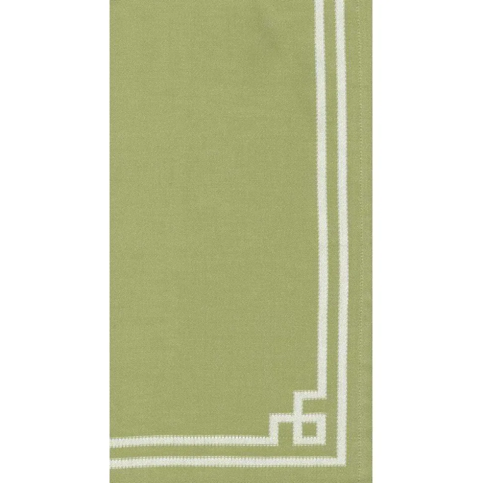 Rive Gauche Cotton Tea Towel in Moss Green - 1 Each