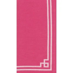 Rive Gauche Cotton Tea Towel in Fuchsia - 1 Each