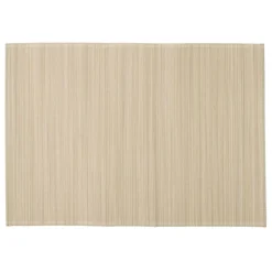 Roll-Up Bamboo Placemats in Natural - Set of 4