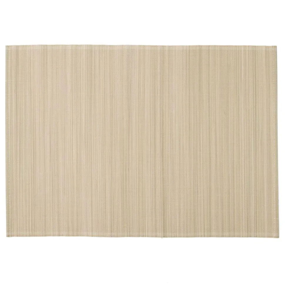 Roll-Up Bamboo Placemats in Natural - Set of 4