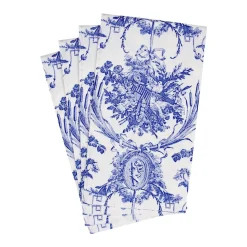 Romantic Toile Blue Guest Towel Napkins - 15 Per Package