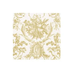 Romantic Toile Green Boxed Cocktail Napkins - 40 Per Box