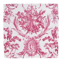 Romantic Toile Rose Luncheon Napkins - 20 Per Package