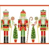 Row Of Nutcrackers Classic Boxed Christmas Cards - includes 15 cards & envelopes