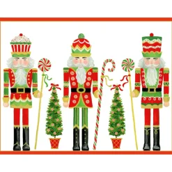 Row of Nutcrackers Personalized Christmas Cards