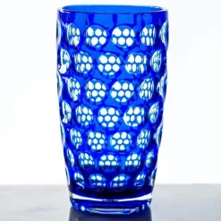 Royal Blue Lente Acrylic Highball - 1 Each